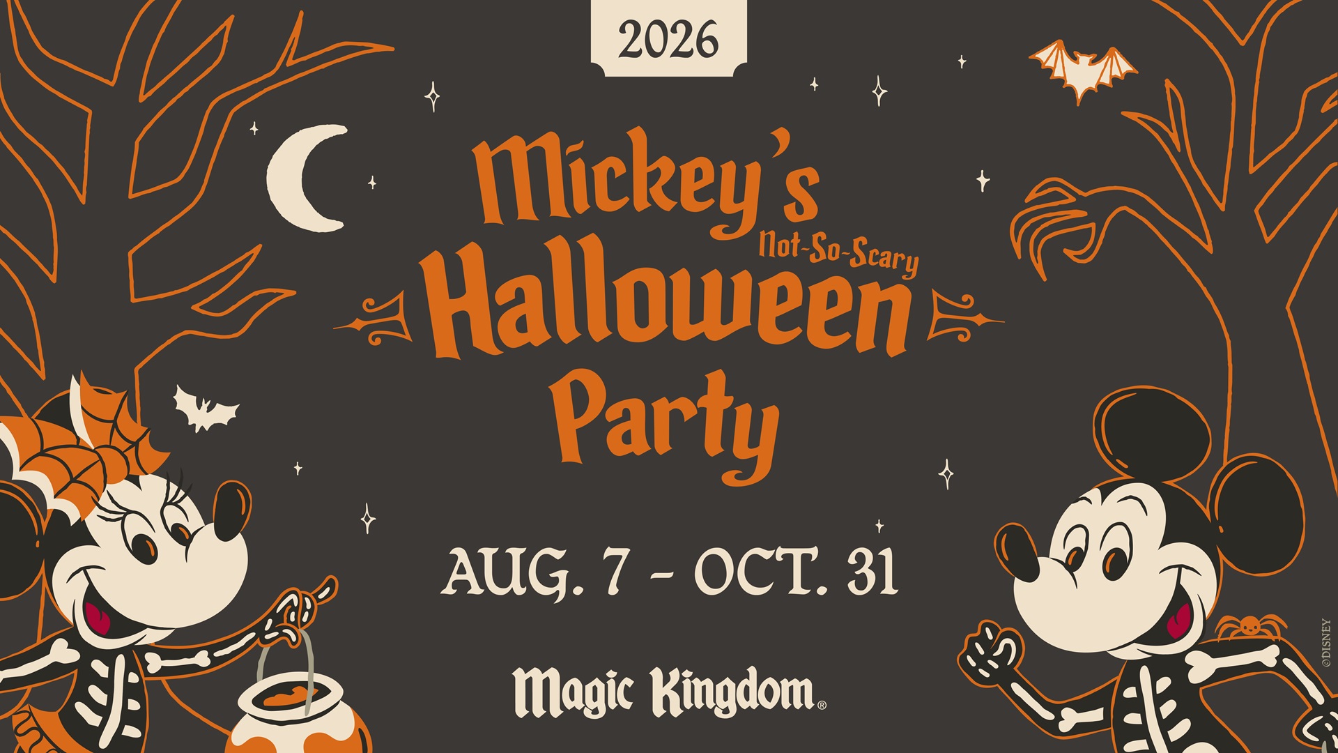 Mickey’s Not-So-Scary Halloween Party Dates Announced For 2025
