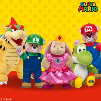New Super Mario Outfits Coming to Build-A-Bear Workshop