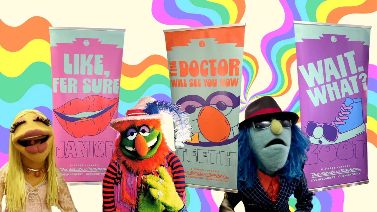 New Rock ‘n’ Roller Coaster Muppets Posters Revealed At Disney World