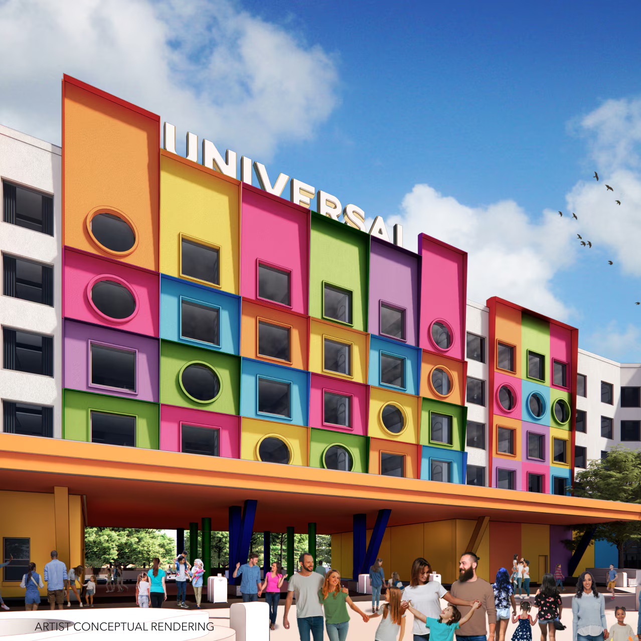 Universal Kids Resort Reveals New Entrance Sign as Opening Nears