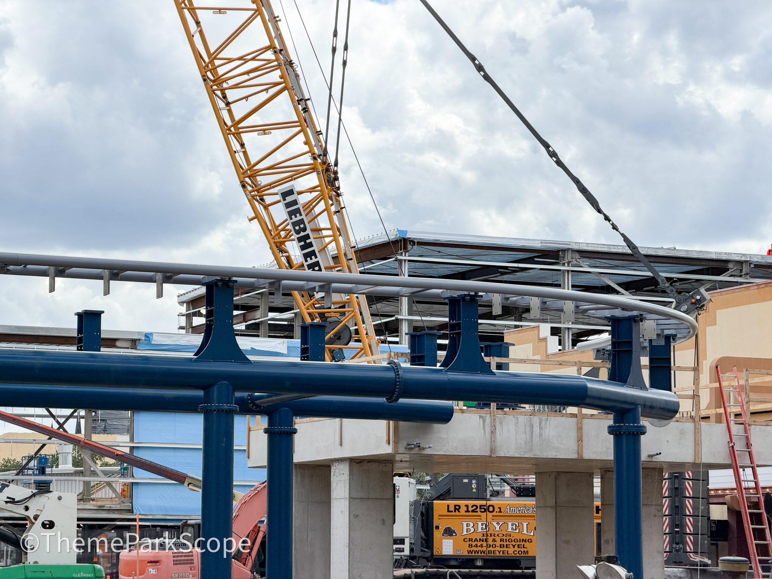 Major Milestone: First Track Installed for Universal’s New Coaster