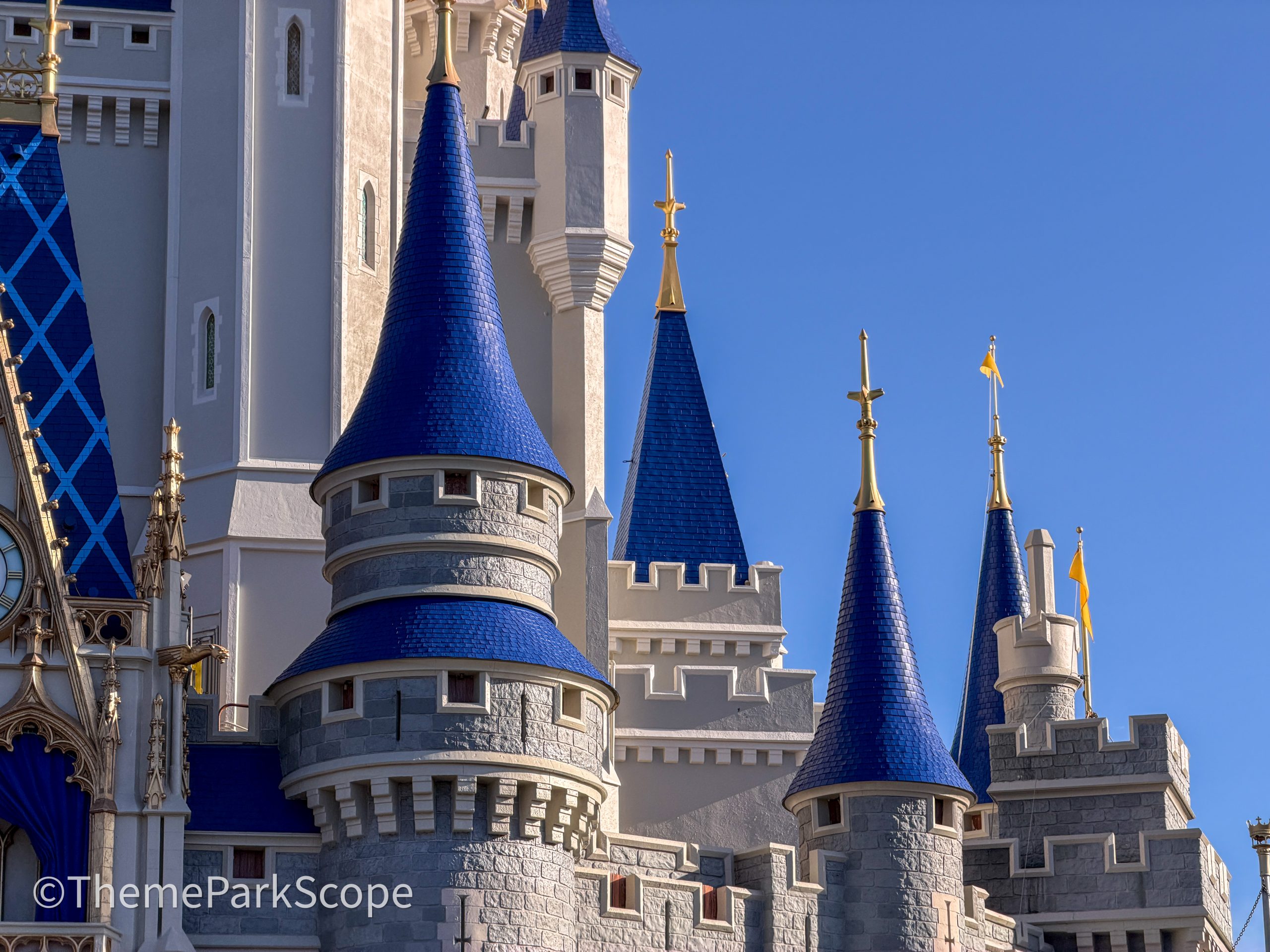 Cinderella Castle Repaint Nearly Complete At Disney World