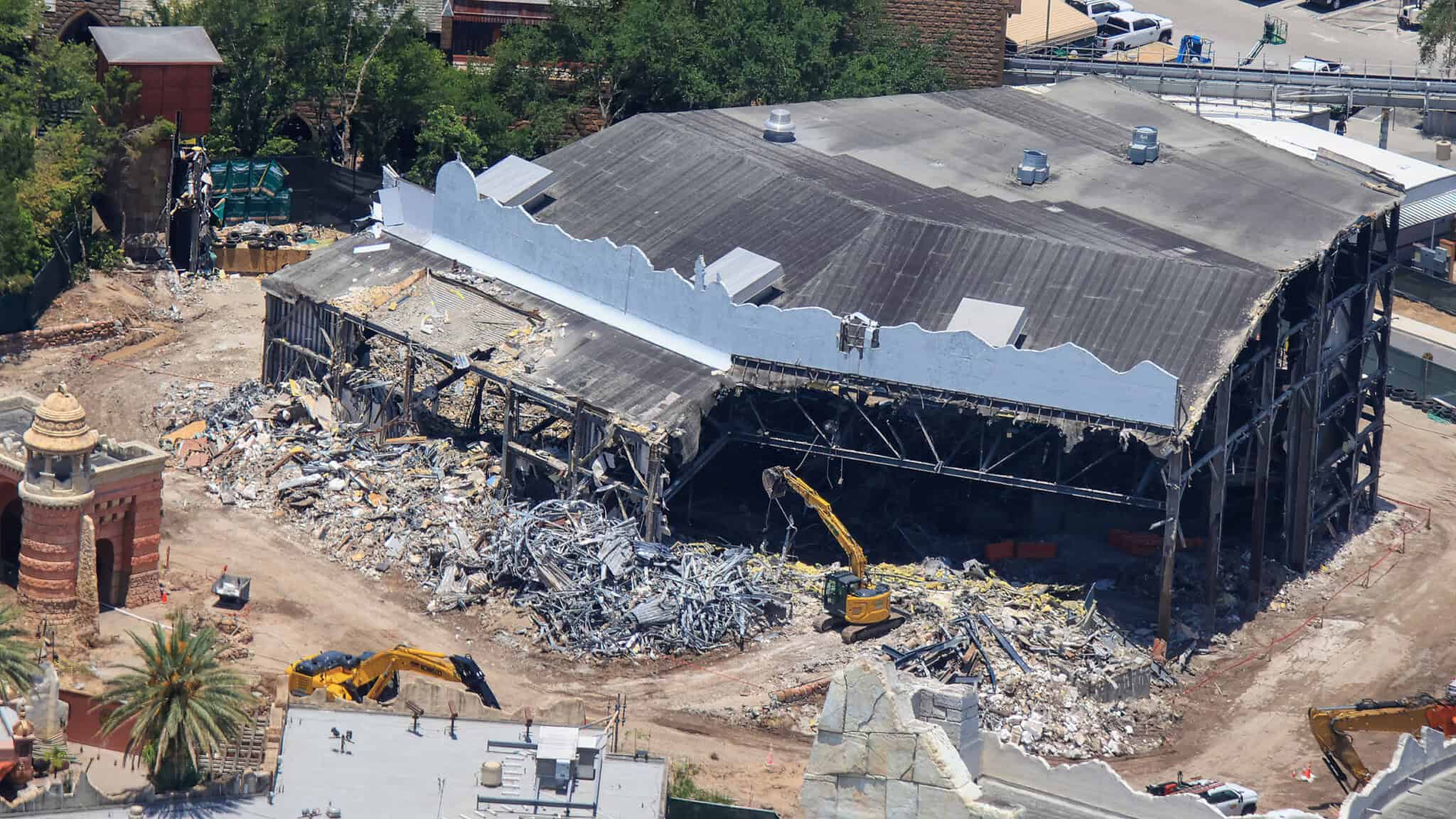 New Demolition Activity Revealed in Universal’s Former Lost Continent