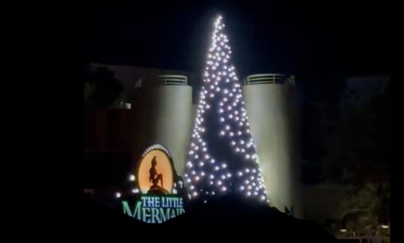 NEW Nighttime Effects Spotted on the Sorcerer Hat at Disney World