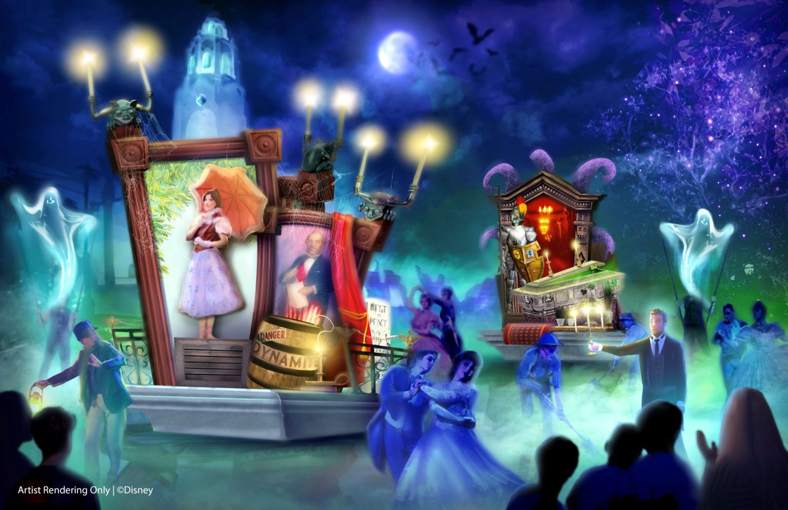 NEW Haunted Mansion Street Party Coming To Oogie Boogie Bash