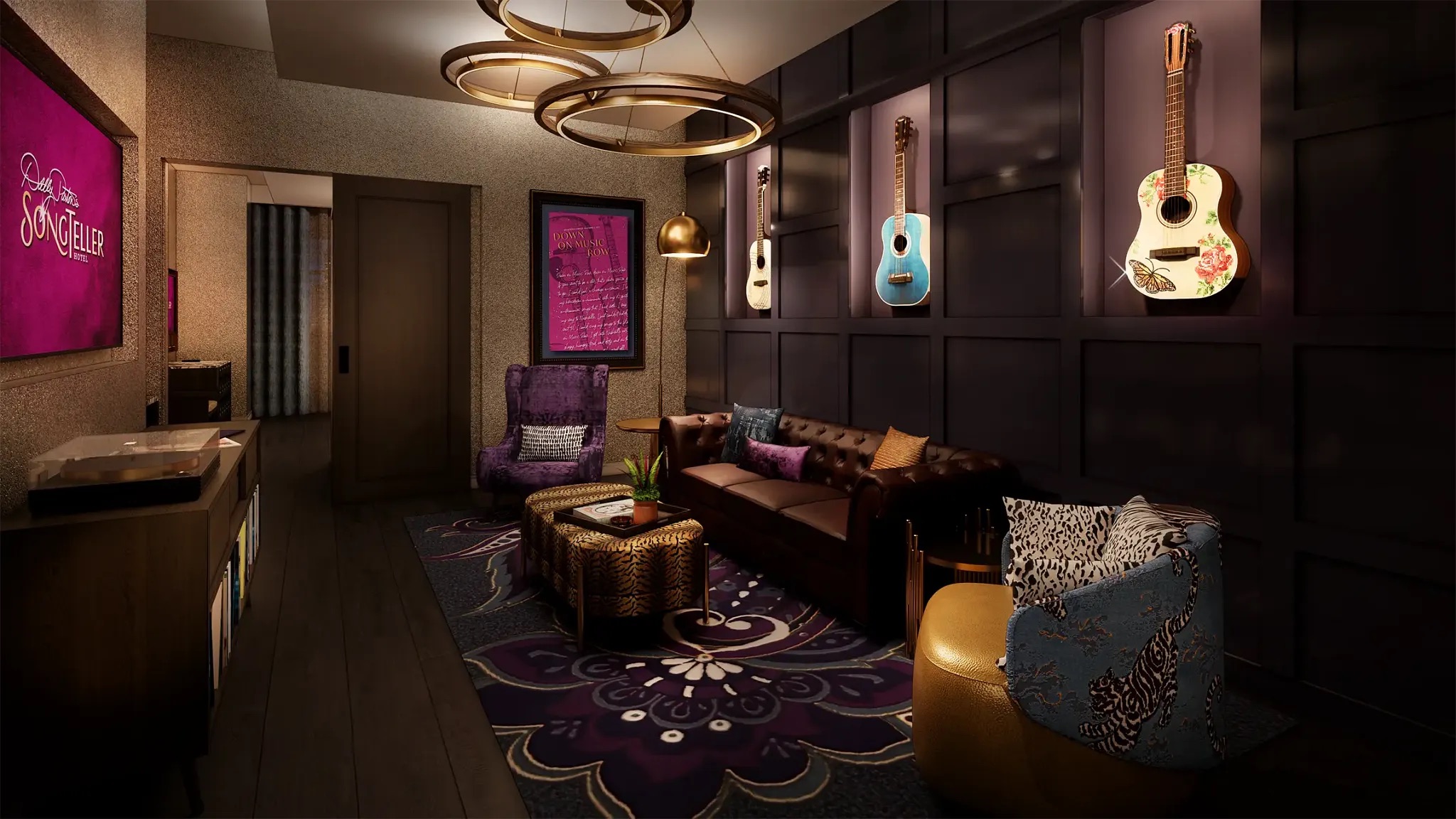 Inside The Stunning Suites At Dolly Parton’s New SongTeller Hotel