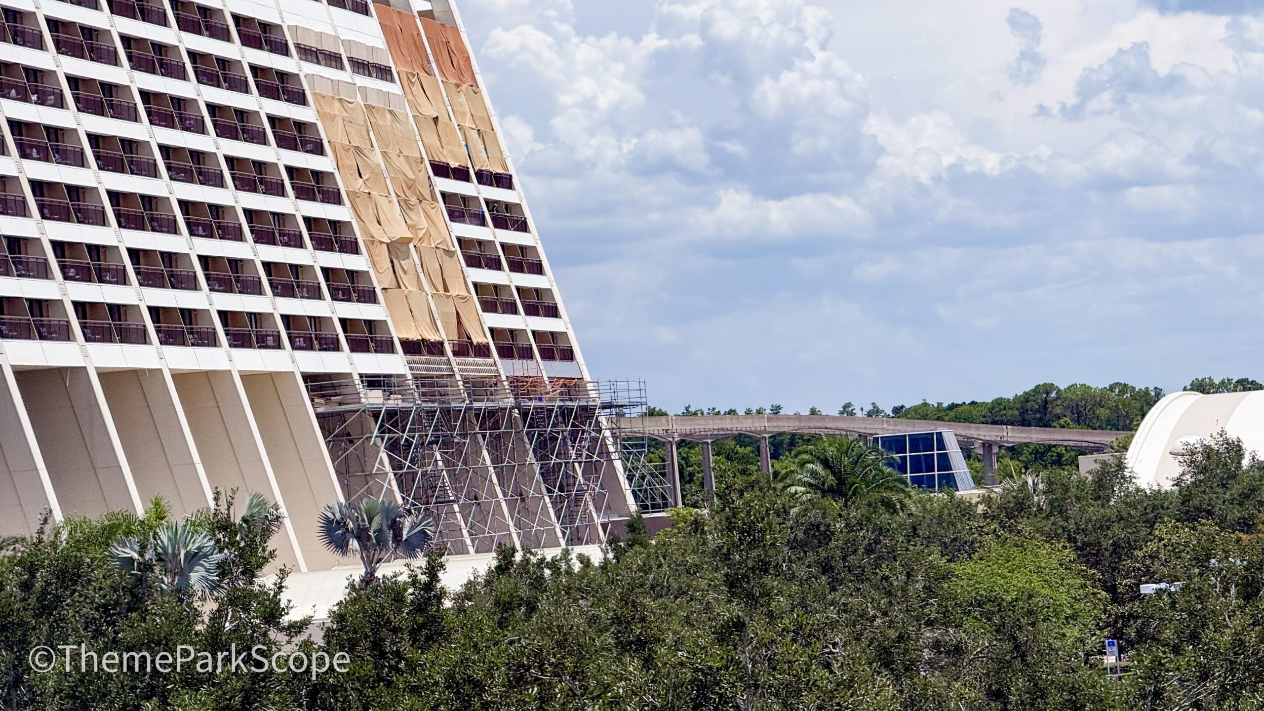 More Rooms Impacted As Construction Expands At Disney’s Contemporary Resort