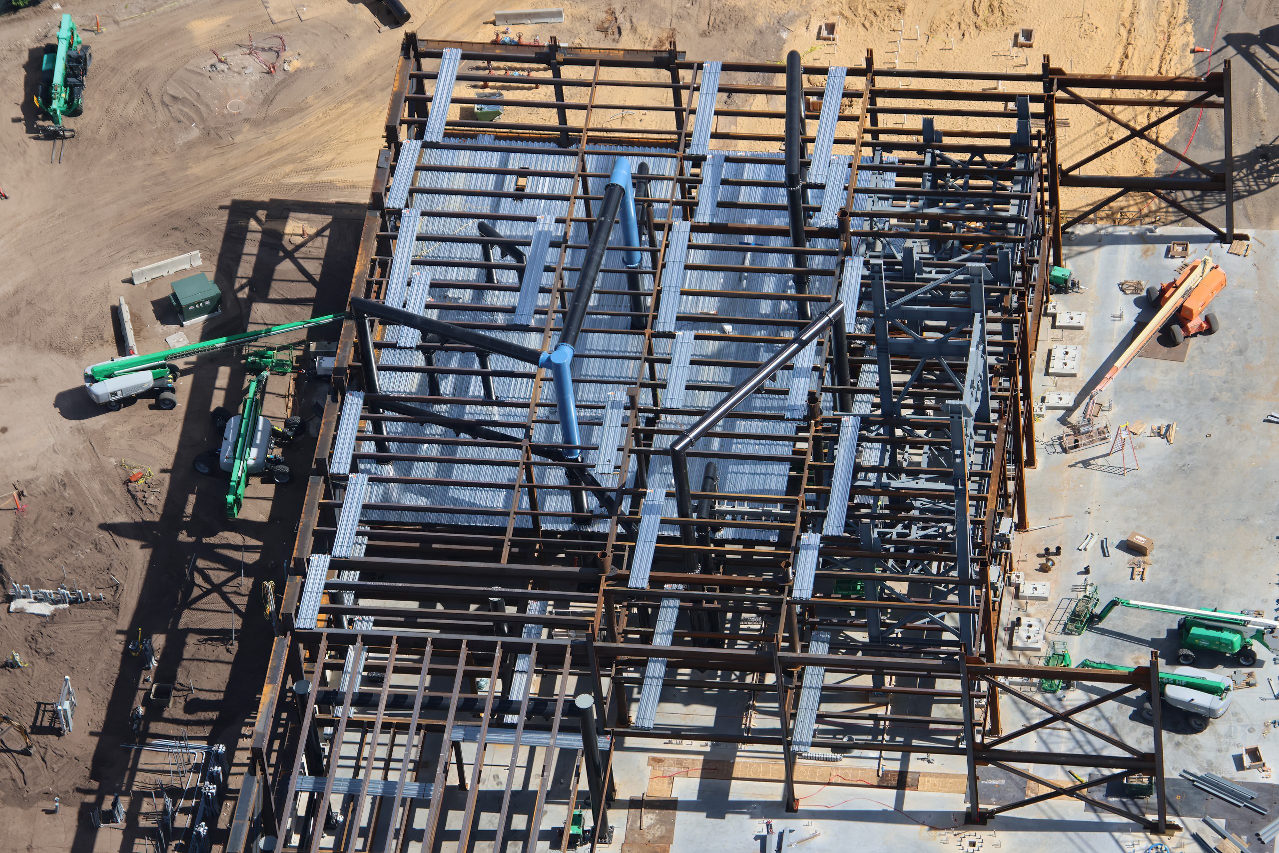 First Ride Supports Rise As Monsters, Inc. Coaster Construction Accelerates