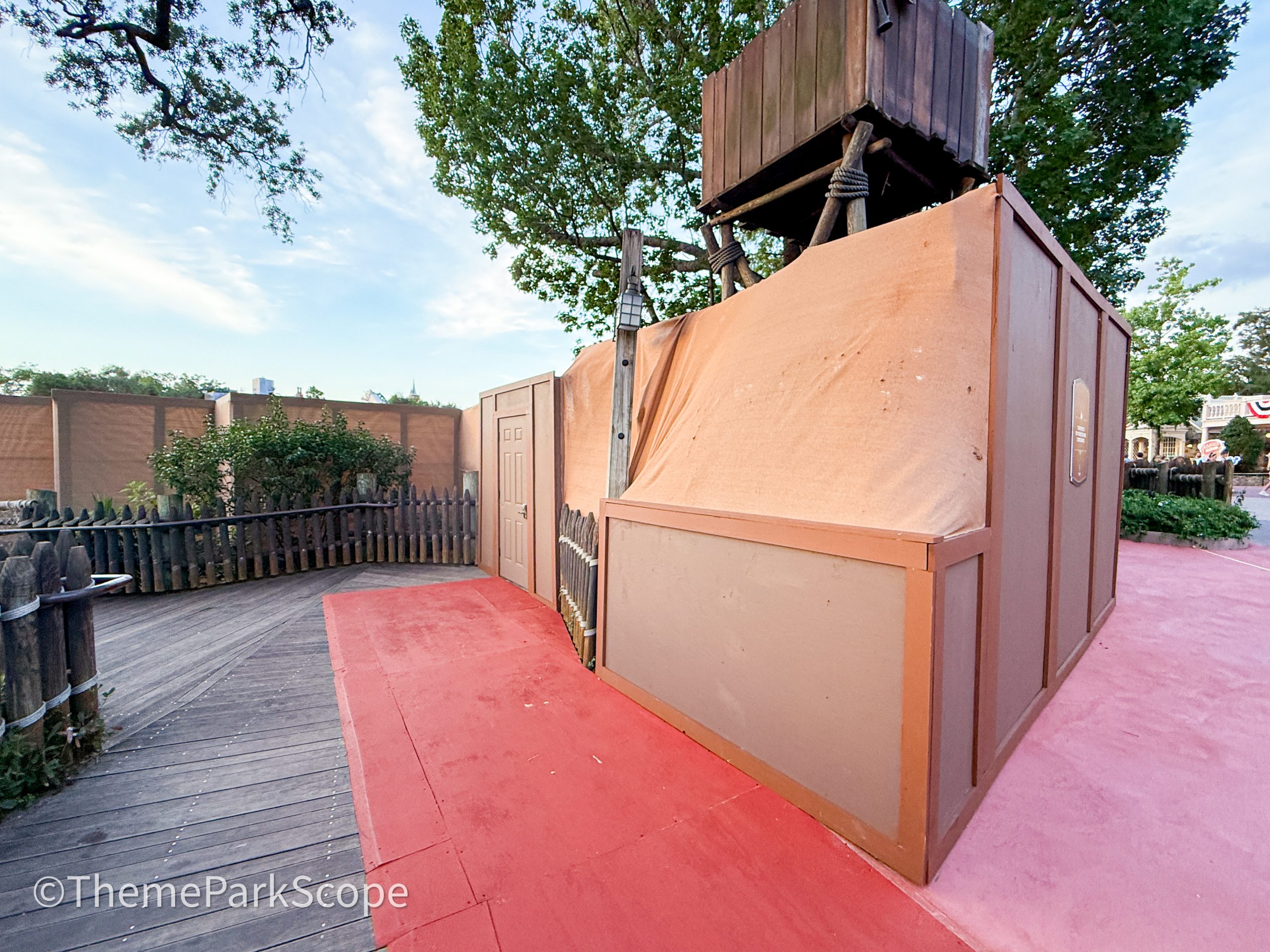 Disney Closes First Section Of Frontierland Boardwalk At Magic Kingdom