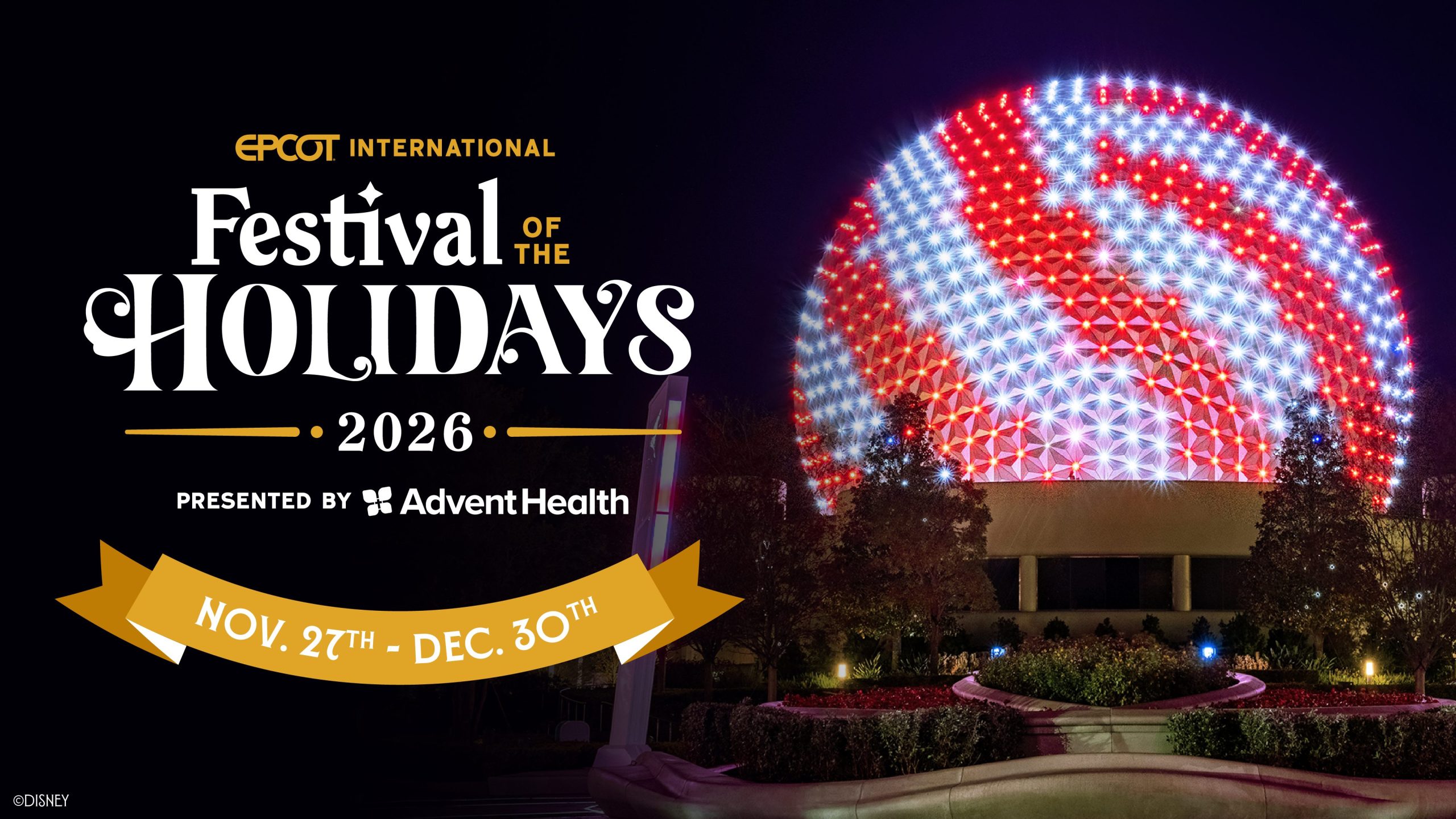 Everything Coming to EPCOT Festival of the Holidays 2026