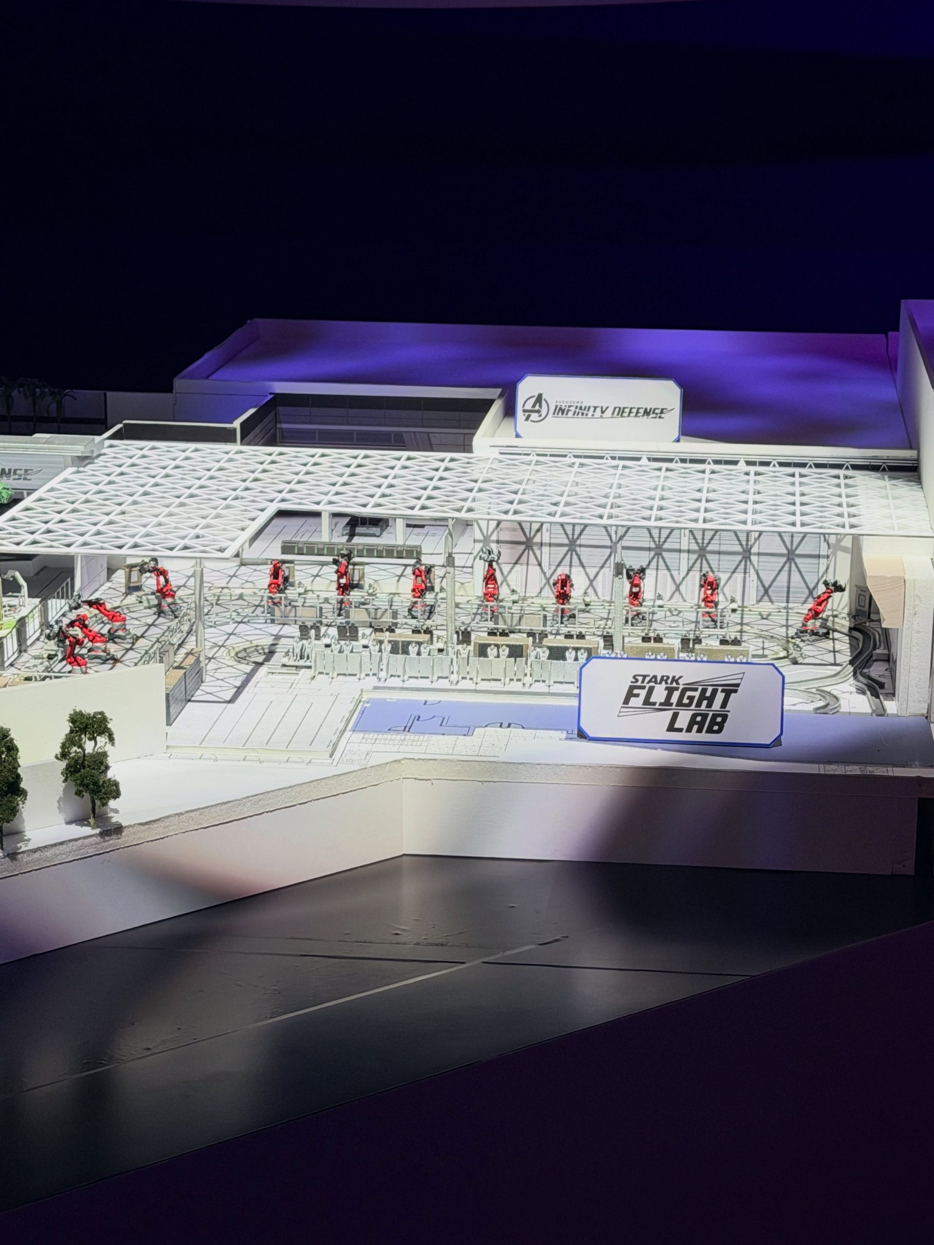 Infinity Defense and Stark Flight Lab: New Avengers Campus Rides Detailed at D23
