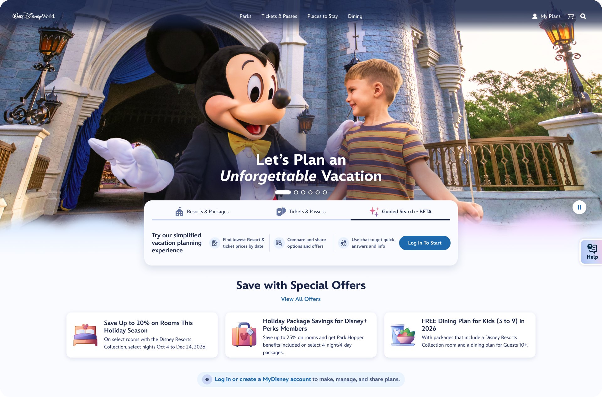 Disney World Quietly Started Testing Its New Trip Planning Experience