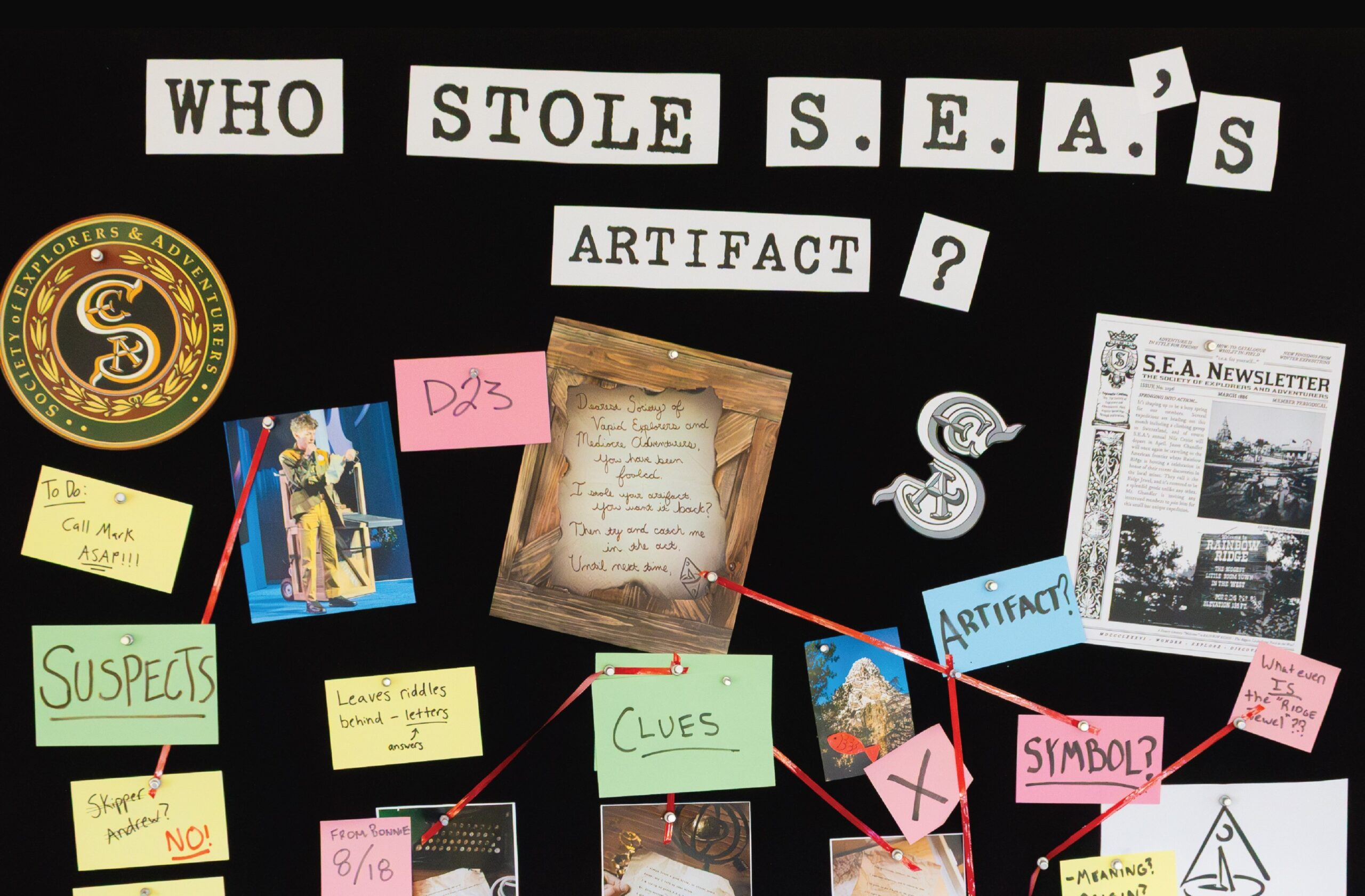 New S.E.A. Clues Point to a Time Machine, Not Just a Thief